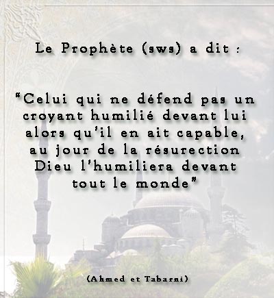 l'humiliation